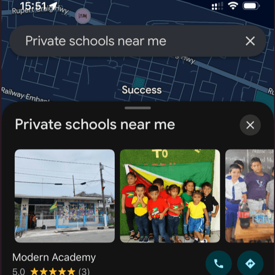 Parents are searching. 2