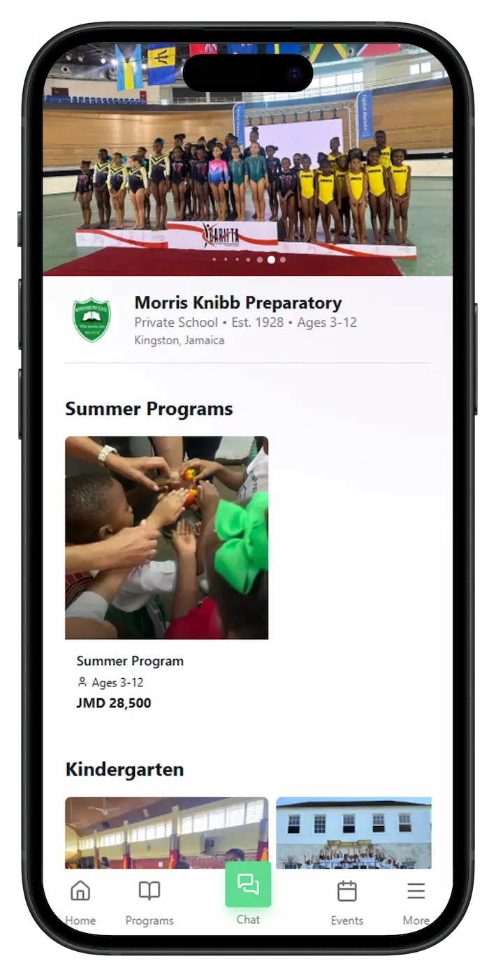 Program listing on Sovoli mobile